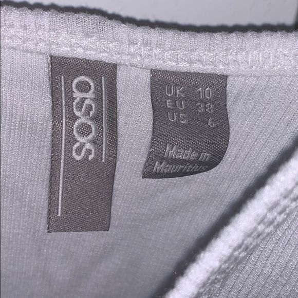 ASOS Ribbed White Tank - Picture 2 of 2